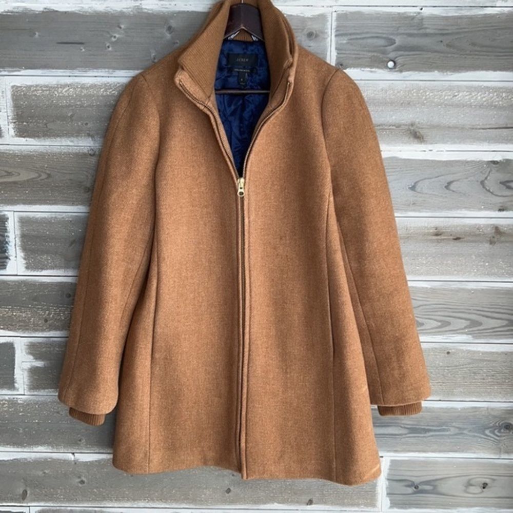 J. Crew Lodge Stadium Italian Wool Coat